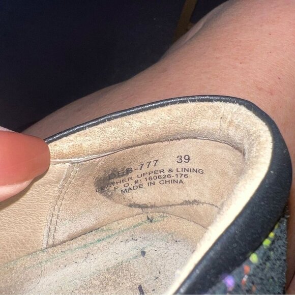 Alegria Women’s Slip-On Comfort Shoes Leather Multicolor Size 8.5 US / 39 EU - Picture 3 of 11